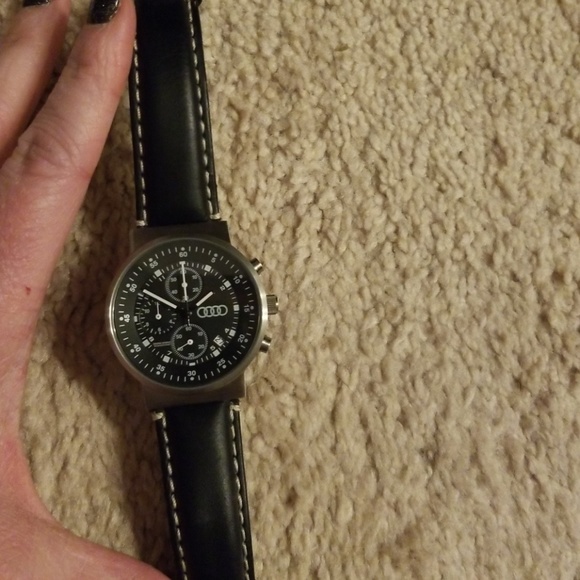 Other - Men's Audi leather strap watch